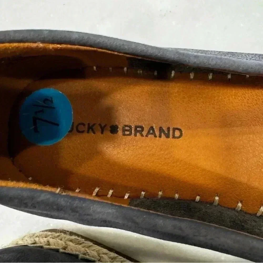 Lucky Brand Loretto women’s Suede Espadrilles. Sz. 7.5 BRAND NEW